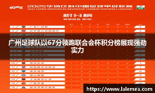 广州足球队以67分领跑联合会杯积分榜展现强劲实力