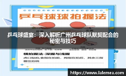 乒乓球盛宴：深入解析广州乒乓球队默契配合的秘密与技巧