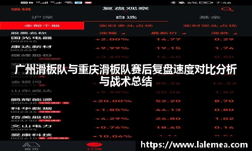 广州滑板队与重庆滑板队赛后复盘速度对比分析与战术总结